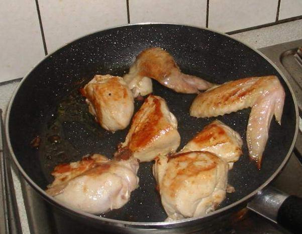 как да изпържите вкусно пиле в тиган