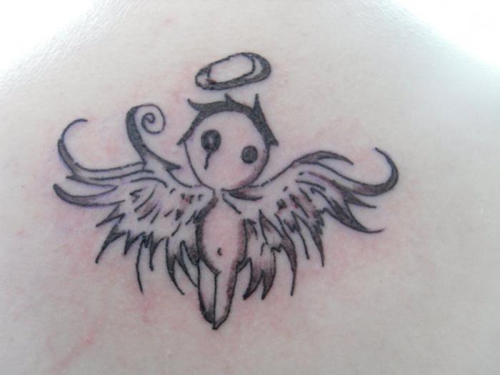 Ангел татуировка: значението на татуировка. Татуировка на Ангел Уингс