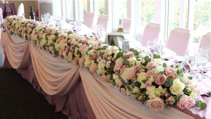 Какви цветя да дадете на сватбата за младоженците? Букет от бели рози. Какви цветя не могат да бъдат дадени на сватба за младоженка?