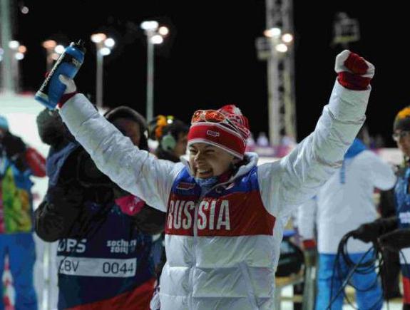Руска биатлонка Олга Вилухина: биография, успех, снимка