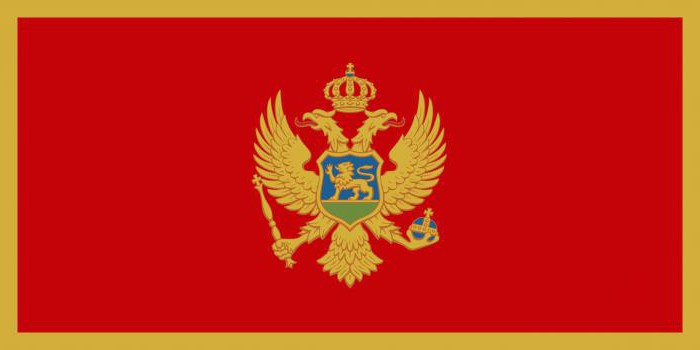 Знамето на Черна гора. Официални символи на страната
