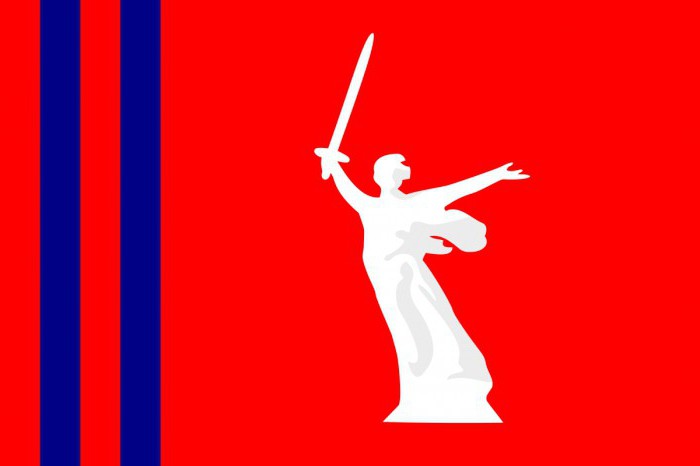 флаг на регион Волгоград 